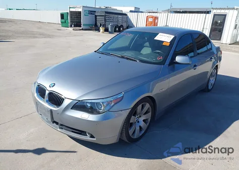 2007 BMW 530I из США, поврежденный, VIN WBANE73597CM56236
